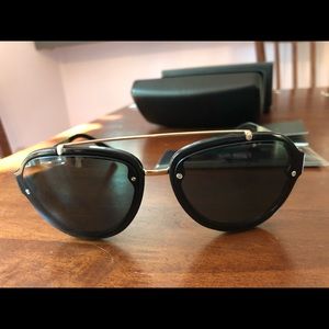 Versace Aviator style sunglasses